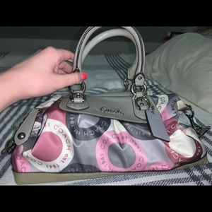 Coach Ashley sateen satchel